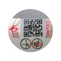 Waterproof variable qr code anti-counterfeit label scratch off sticker
